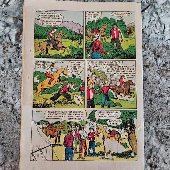 ROY ROGERS TRIGGER #16 DELL COMIC BOOK FROM MARCH - MAY, 1955 - Picture 10 of 10